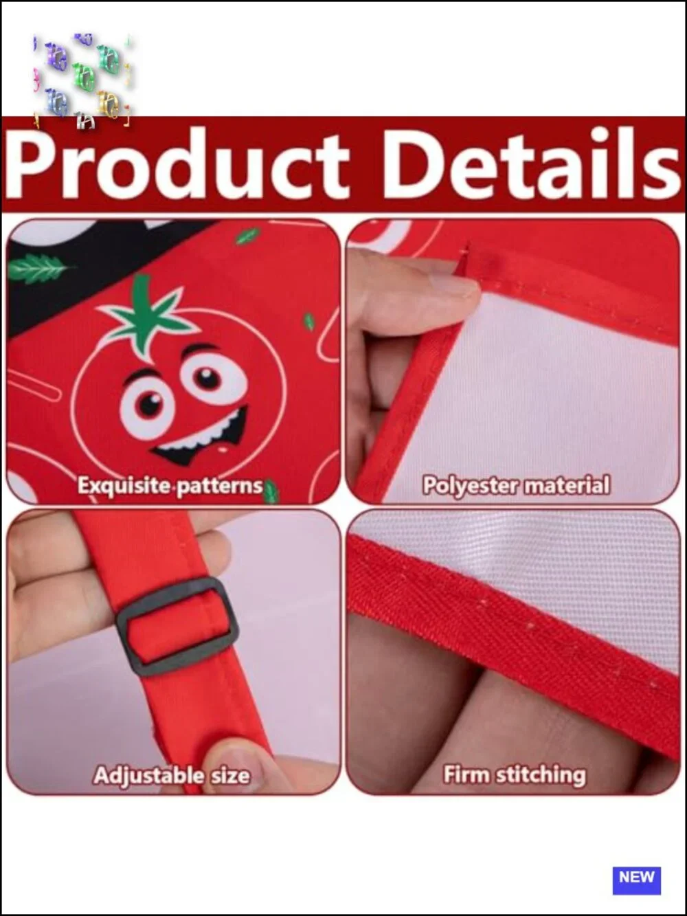 Halloween Maternity Apron Set Pregnant Chef Costume Preggo Tomato Baking